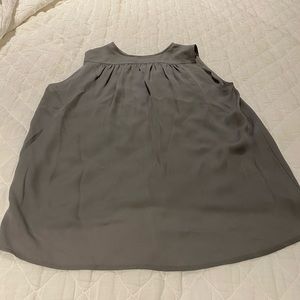 NWT Vince Shirred Shoulder Tank M